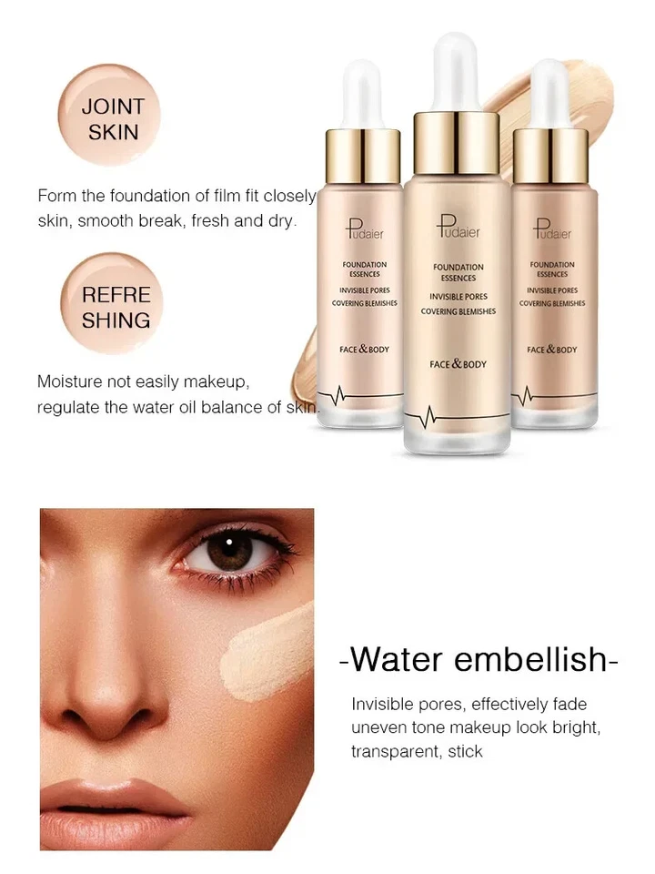 New Cover Oil Control Pores Invisible Concealer Foundation Base Essences Primer - Image 4 of 4