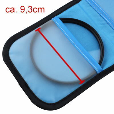 Filtertasche für 3 DSLR SLR SLT Kamera Filter von 37mm - 86mm UV CPL ND Filter 