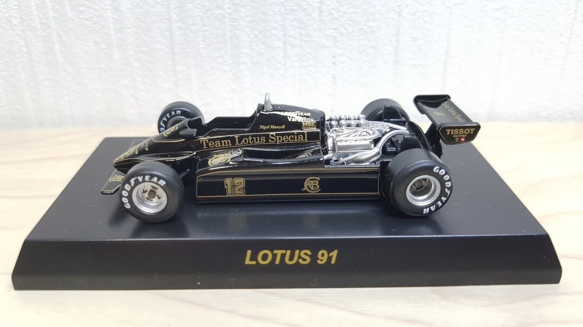 1/64 Kyosho F1 1982 LOTUS 91 #12 NIGEL MANSELL diecast car model
