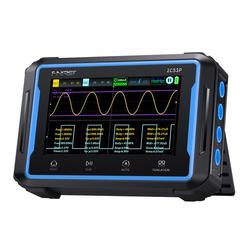 FNIRSI 2C53P 3-IN-1 Zweikanal Oszilloskop Multimeter Funktionsgenerator