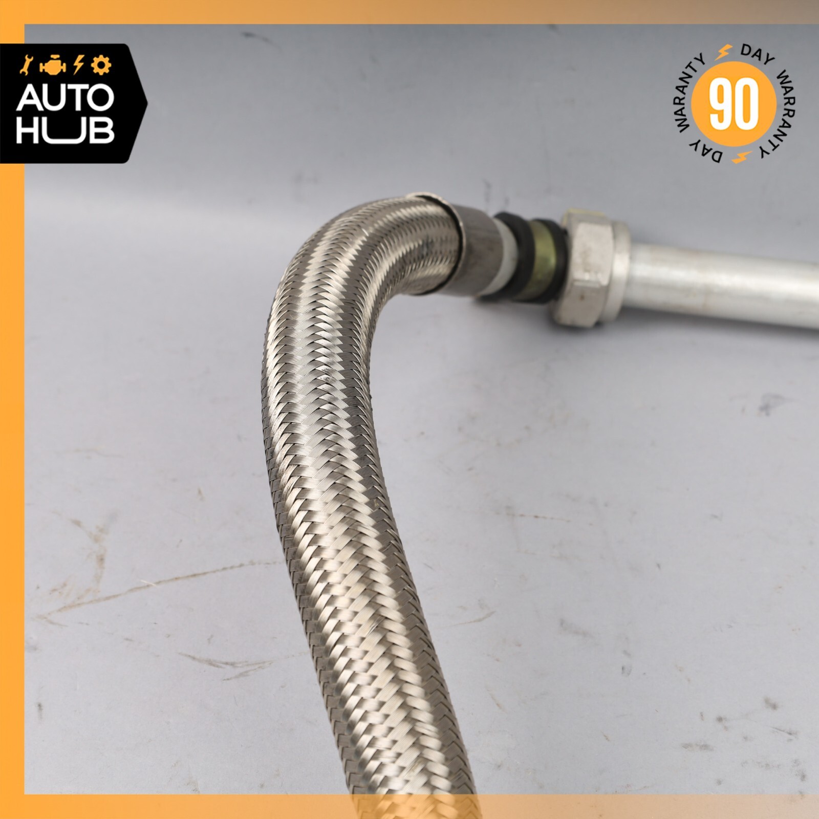 02-07 Maserati Spyder 4200 GT M138 Engine Heat Exchanger Oil Feed Line OEM 61k