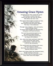 Amazing Grace Hymn How Sweet The Poster Print Picture or Framed Wall Art