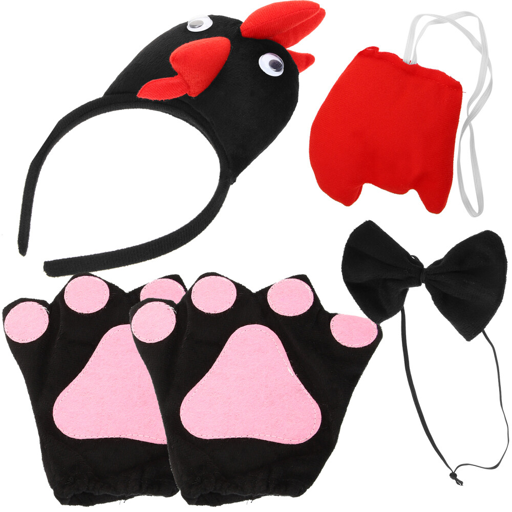 Lurrose Schnecken-Antennen Stirnband - Schwarz, Für Kinder Partys & Kostüme