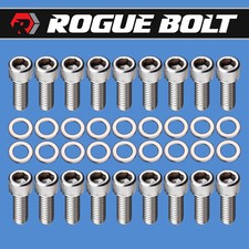 Sbm Oil Pan Bolts Stainless Steel Kit Small Block Mopar 273 318 340 360 Dodge Sbm Oil Pan Bolts Stainless Steel Kit Small Block Mopar 273 318 340 360 Dodge
