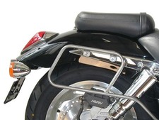 Honda VTX 1800 Saddlebag tube-carrier for leatherbags Chrome BY HEPCO AND BECKER