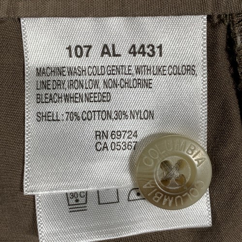 Columbia Shorts Women’s M Cargo Elastic Waist Hiking Cotton Nylon Blend - Picture 11 of 12