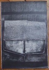 Arturo Carmassi lithographie signée 1959 art abstrait abstraction art Italie art