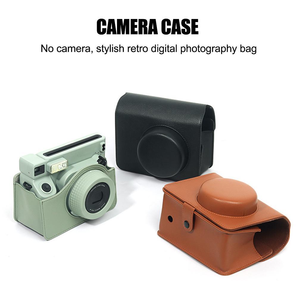 Retro Camera Bag for Instax wide 400 with Cover Protective Camera