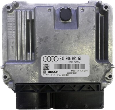 ECU AUDI A3 2.0 TDI 03G906021GL 0281013154 Computer Plug and Play, Immo OFF