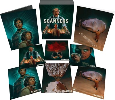 SCANNERS (1981) 4K UHD Blu-Ray Limited Edition NEW (4K disc is USA Compatible)