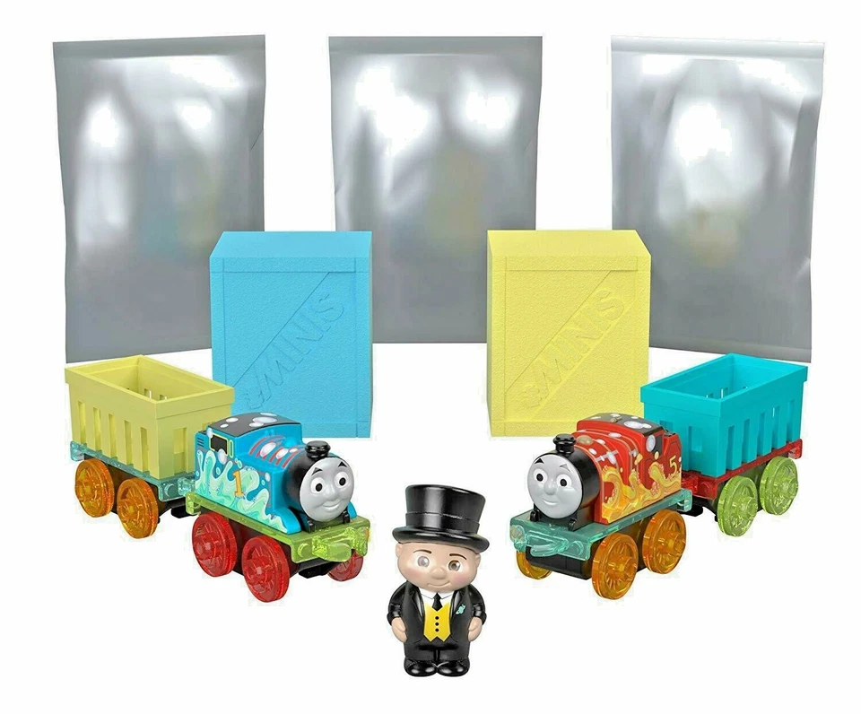 Thomas And Friends Minis FIZZ MEGA PACK James, Thomas, Sir Topham Hatt - NOVO - Imagem 2 de 4