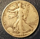 1939 50C Walking Liberty Half Dollar VF/XF Condition