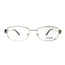 New CLAIRE Women's Eyeglasses CLA-16-18 Gold Metal Optical Frame 53-17-135