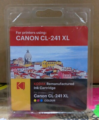 Kodak Replacement Ink Cartridge for Cannon CL-241XL Tricolor