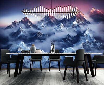 3D Schneeberg C6001 Tapete Wandbild Fototapete Abnehmbarer Amy