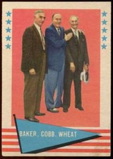 1961 Fleer #1 Frank Baker / Ty Cobb / Zack Wheat EX-MT  74507