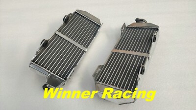 Aluminum Radiators For Suzuki DRZ400S/DRZ400SM 2000-2022 - Left & Right Set, 2-Row Downflow, 1-Year Warranty By Winner Racing 9 thumbnail image