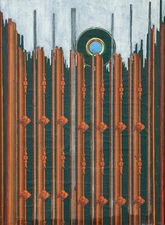 MAX ERNST Surrealism Art Poster or Rolled Canvas Print "Mur Devant Soleil"