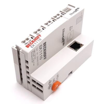 Beckhoff EK1110 EtherCAT Extension Terminal, 100 Mbit/s, Connection: RJ45