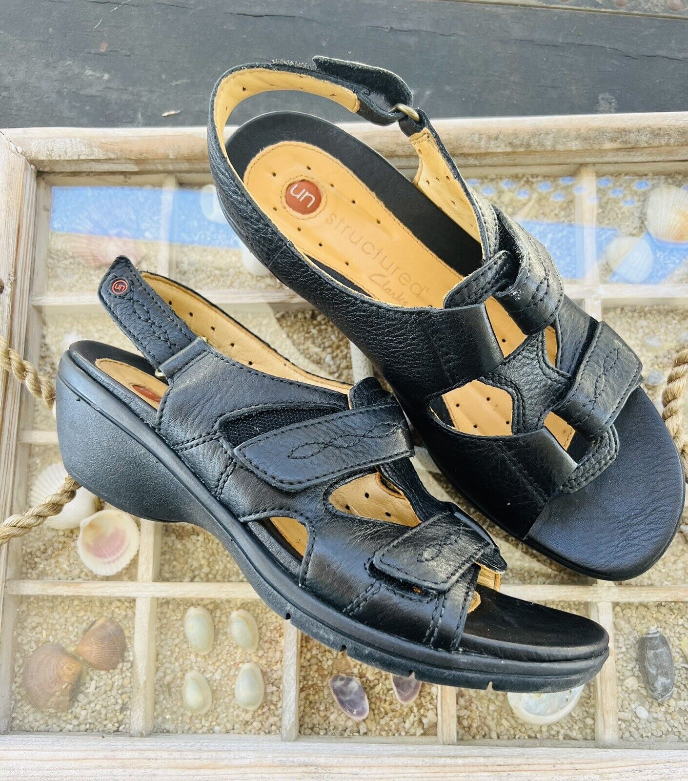 Clarks unstructured sandals sz N | eBay