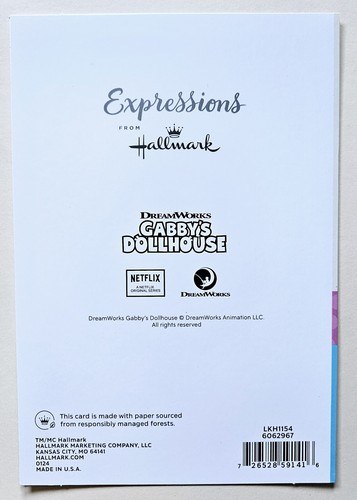 Biglietto di auguri Happy Birthday /Cabby's Dollhouse / Punzone (incl. Busta 5x7") - Foto 2 di 4