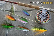Pack of 4 x Predator Streamers Fly Fishing Flies Lures - High Quality Patterns