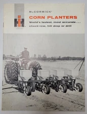 IH McCormick Corn Planters Brochure CR-1124-K Farmall Farm Collectable