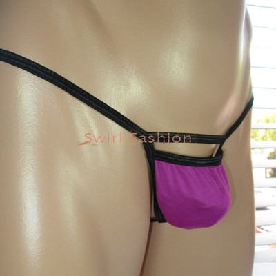 K161 B Mens Micro Pouch Nut Cupper String Thong Jersey Colors