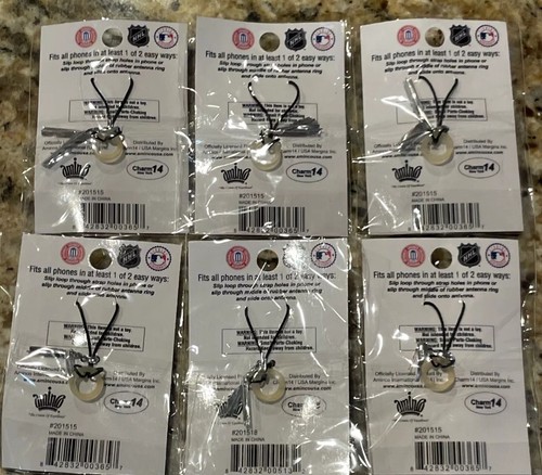 Florida Marlins Pack Of 6 Cell Phone Charms - Photo 4 sur 4