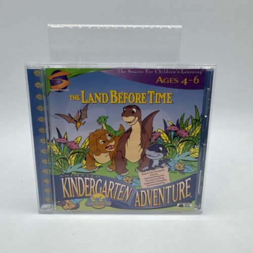 The Land Before Time Kindergarten Adventure PC/Mac CD-ROM 1998 Kids Game 90s