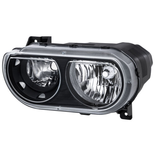 For 2008-2014 Dodge Challenger Black Headlights Assembly Left & Right Side - Foto 3 di 10