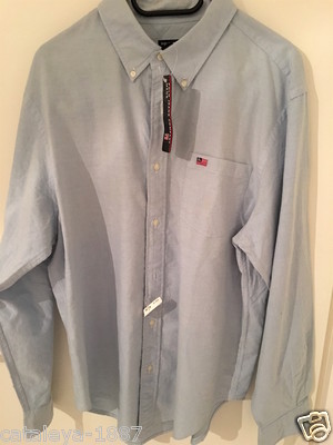 ORIGINAL RALPH LAUREN OXFORD BLAU HEMD HERREN MEN SCHWARZ RL POLO FLAGGE XL RAR