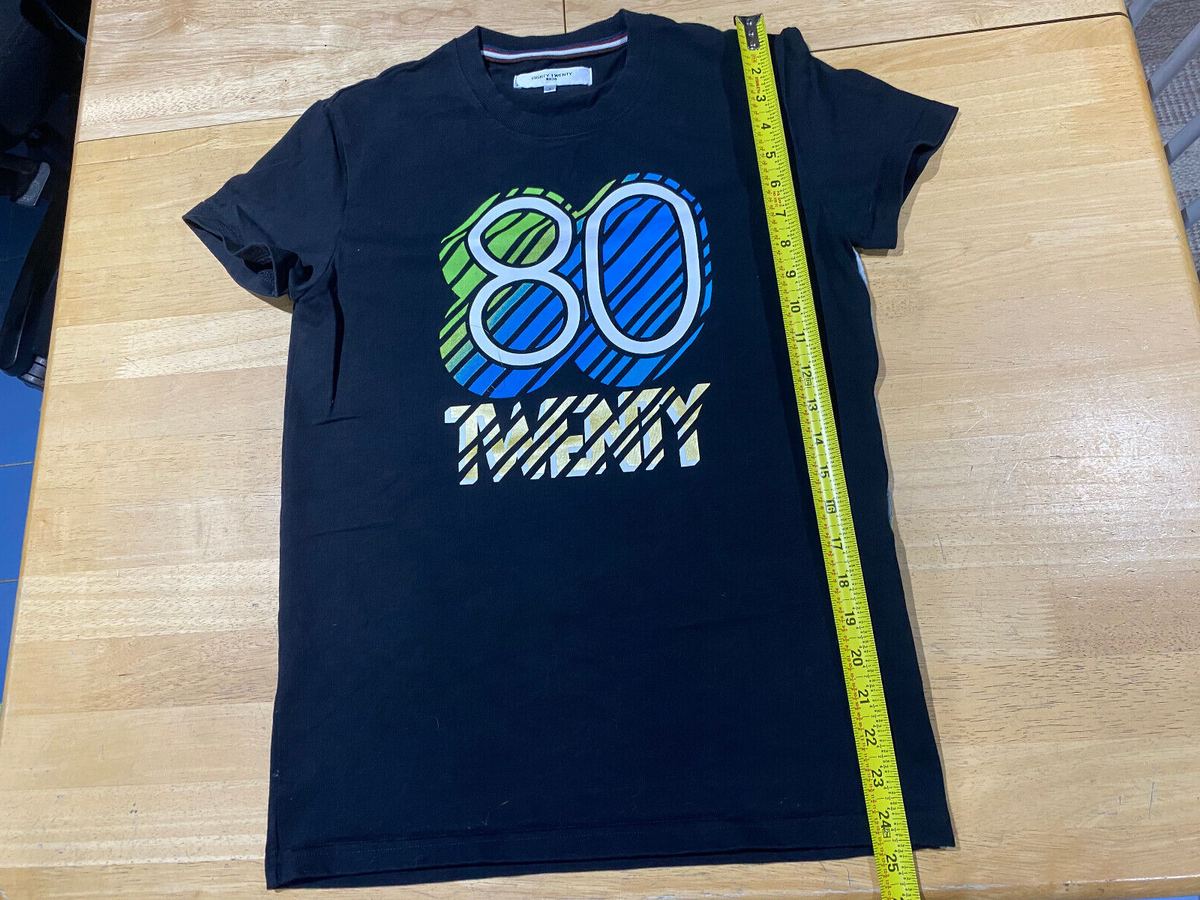 Eighty Twenty 80/20 Graphic BLACK Cotton Tshirt - Unisex