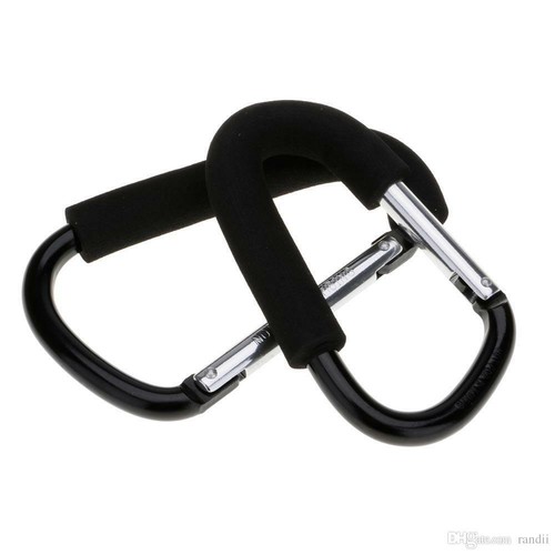Buggy Pram Pushchair Stroller Clip Hook Shopping Bag Carrier Holder Carabiner - Picture 8 of 15