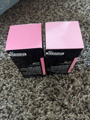 Dr Brandt Glow Overnight Revitalizing Serum Retinol Hydrocreme Ruby Crystal Lot