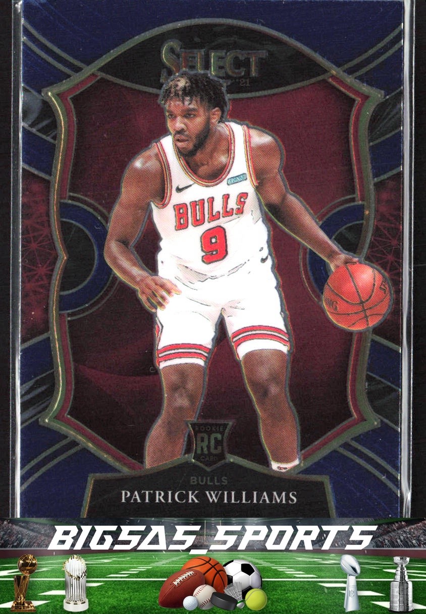 Patrick Williams 2020-21 Panini Select Blue #64 RC Chicago Bulls
