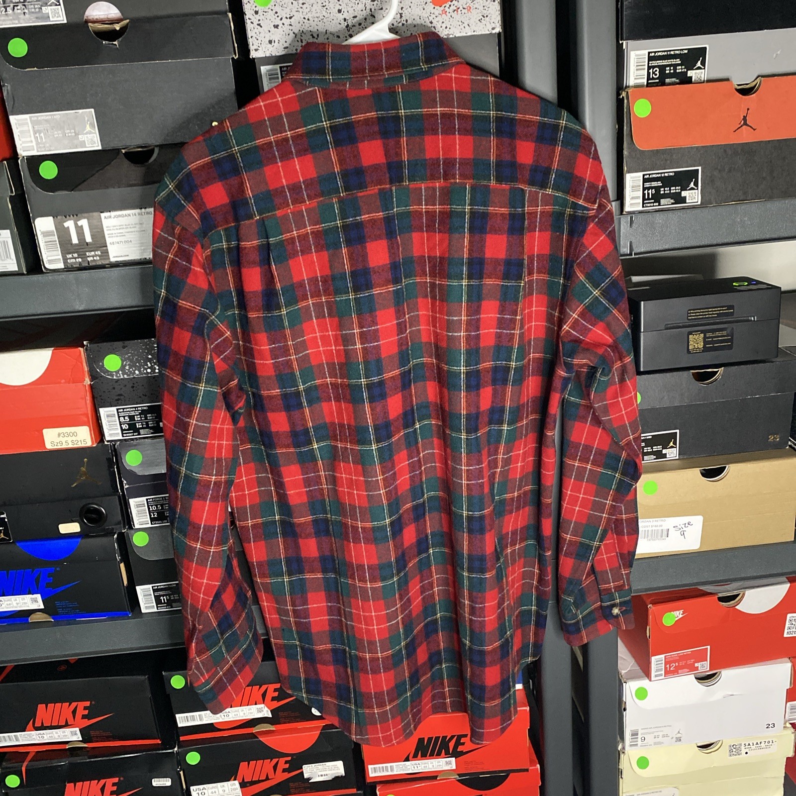 Pendleton Men’s Medium Wool Red Plaid Longsleeve … - image 3