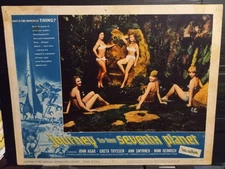 Lobby Card 1961 JOURNEY TO 7TH PLANET hot bikini babes live on Uranus sci-fi