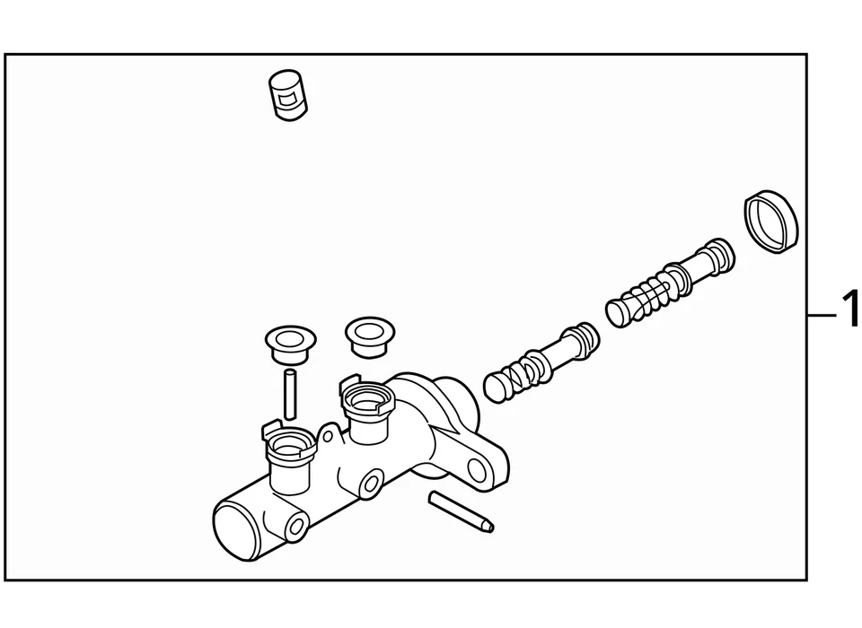 Главный тормозной цилиндр подходит для 06–10 INFINITI M35 3695811 - Изображение 4 из 4