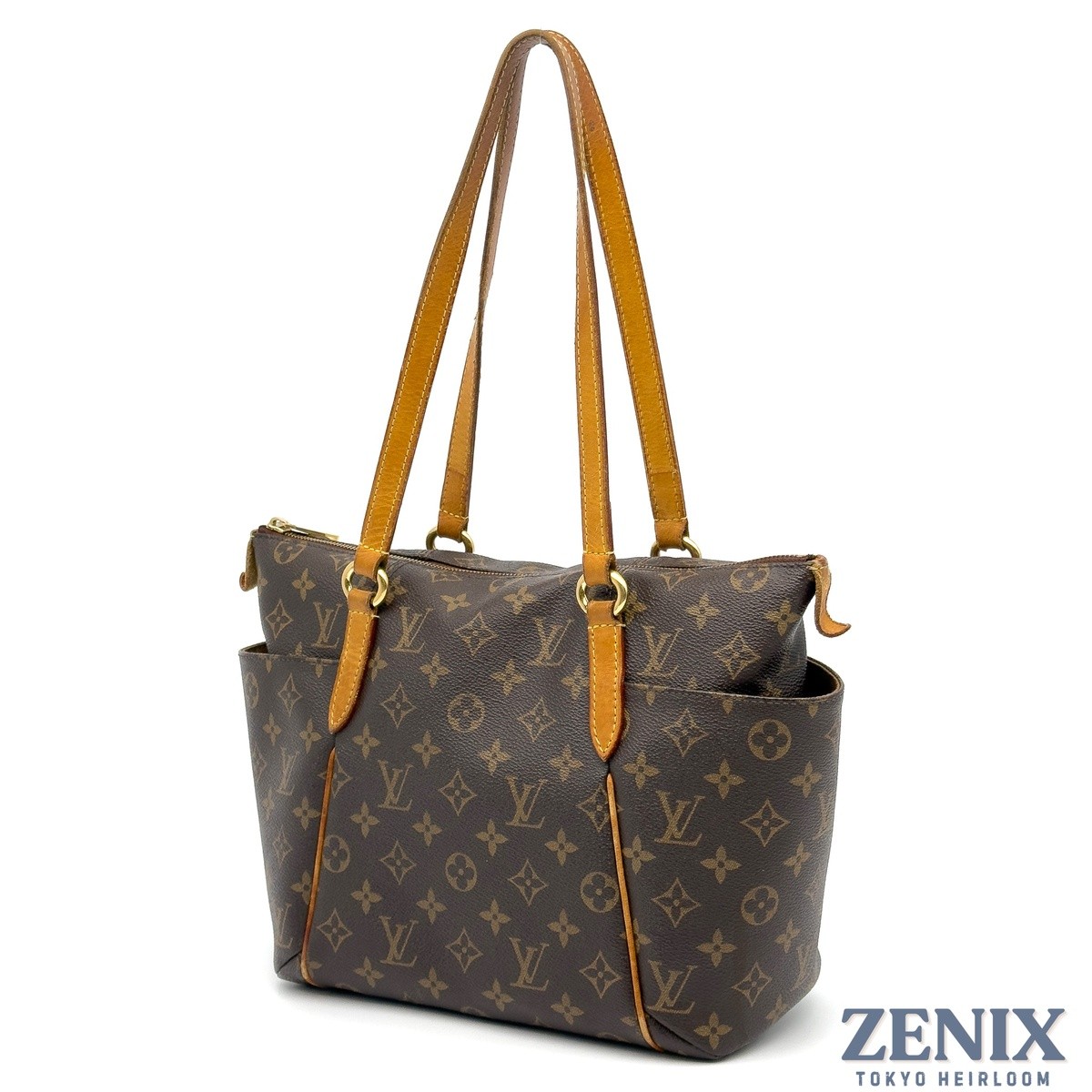Louis Vuitton Totally PM Monogram Daily Zip Tote Bag 2 Side