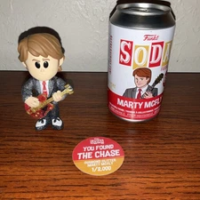 Funko Soda Pop CHASE Diamond Glitter Marty Mcfly 1/2000 Back To The Future