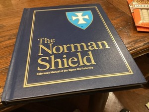 Sigma Chi The Norman Shield Fraternity Manual Signed Yearbook Style 51 St Editio
