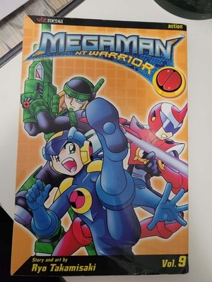 MegaMan NT Warrior by Ryo Takamisaki Manga Vol 9 (RARE OOP) (USED) (See Cond.)
