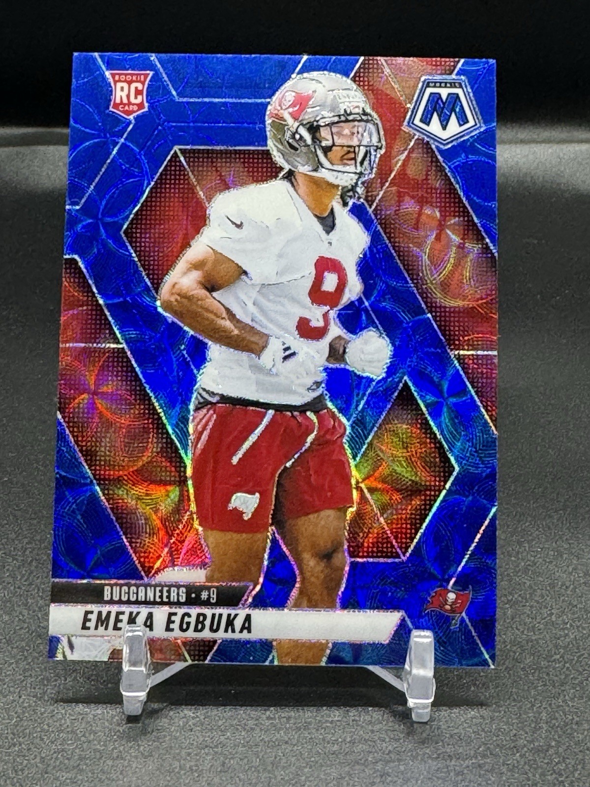 2025 Panini Mosaic #376 Emeka Egbuka Blue Scope RC