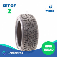 Set Of 2 Used 22550r17 Bridgestone Blizzak Ws80 94h - 11.532