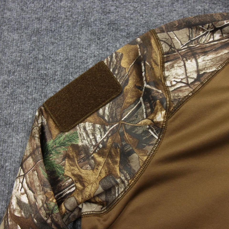 5.11 Тактическая толстовка с капюшоном мужской 2XL коричневый Realtree камуфляж пуловер молнии рукав карман - Изображение 3 из 4