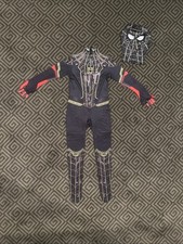 SpiderMan - Miles Morales Jumpsuit Kids Costume - Youth L 7t/8t - 130cm - New 