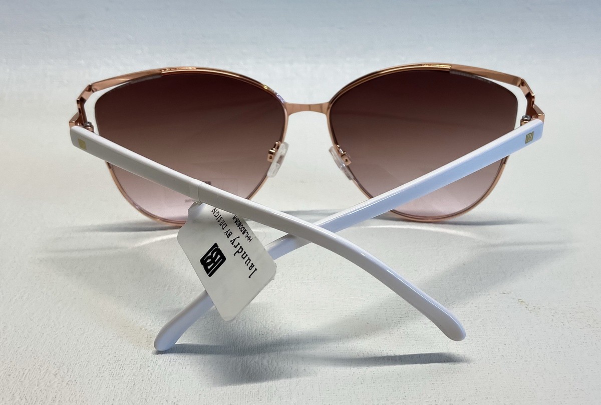 Laundry By Design Sunglasses Cat Eye Metal Frames Oversize Women LD174 Gold Nude Amazon.com: LAUNDRY BY SHELLI SEGAL Gafas de sol redondas  main image 3