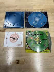 Vintage 2000 SEGA AT&T SegaNet Web Browser 2.0 + Dreamcast Generator Bundle of 2