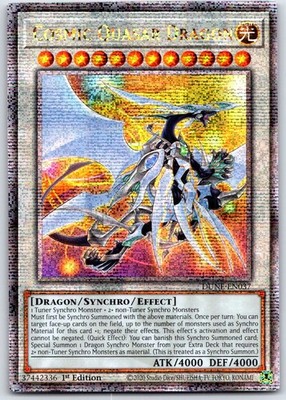 Cosmic Quasar Dragon Quarter Century SR Duelist Nexus 1st Ed DUNE